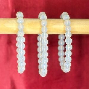 8mm Handmade Opalite Beaded Bracelet